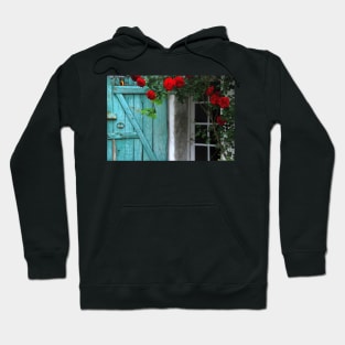 The Portes-en-Ré - Roses on the shutter. Hoodie